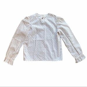 Vintage Cottagecore Handmade Floral Long Sleeve Top Sz 5T